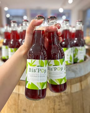 🥂 Nouveau soft fait à Liège, à tester ce weekend!

→ Le bis'Pop, une infusion d'hibiscus pétillante ✨

🌸 fait avec l'hibiscus et la verveine de @tamneere
+ un peu de sucre canne bio et gaz carbonique pour le pétillant
🍾 Embouteillé à Liège par la @labrasseriebelge

L'histoire de l'association Tamneere 👇
Tamneere est une association créée en 2012 par Eric Scheins et sa femme Adjara, originaire de Guillé au Burkina Faso. L’association regroupe une soixantaine de femmes de Guillé et alentours.

Chaque femme de l’association vend sa production personnelle (de son potager diversifié en général) à la structure, à un prix plus élevé que le marché traditionnel; l’association a également son propre champ (6 hectares) que l’équipe cultive, et un potager qui fournit fruits et légumes à l’équipe.

L’agriculture pratiquée est manuelle et naturelle, aucun intrant ni produit chimique n’est utilisé. Les champs ne sont pas irrigués: le ciel s’en charge pendant la saison des pluies, qui est de plus en plus courte avec le réchauffement climatique.

Une fois les matières premières rassemblées, elles sont transformées sur place par l’équipe, manuellement selon les méthodes traditionnelles et/ou avec des outils low-tech.

Les produits finis sont rassemblés dans un conteneur qui est ensuite envoyé par bateau en Belgique (deux par an) ou occasionnellement par avion, dans la soute des vols passagers. Une fois en Belgique, les produits sont conditionnés puis commercialisés.