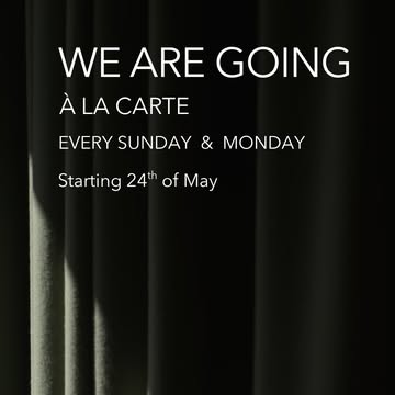 After listening to your feedback, we have decided to bring “À La Carte” to Harvest.
Soon, starting the 24th of May, A la carte dinner on Sunday and Monday will be the new normal!
Our tasting menu will be limited to Thursday, Friday and Saturday.
Same energy, different dynamic.

See you soon!

#antwerp #restaurat #dinner