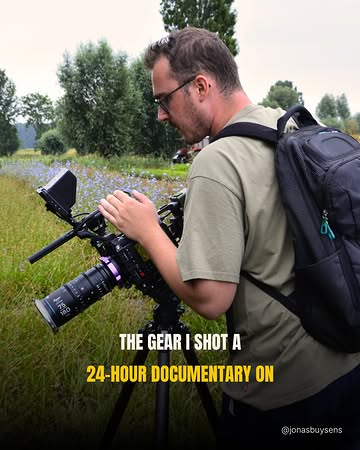 We shot Wildflowers with a very small crew. Just our producer and me. This meant we would have to move quickly, so huge camera packages were out of the question.

The gear we used was minimal, but perfect for the job. We used the @blackmagicnewsofficial Pyxis 6k with the @laowa.cine Ranger lenses. A small enough rig to carry all day, but it still gets you a fantastic image.

We used a @sennheiser MKE600 for our on-camera shotgun. We ran a @plus24_sanken_mics COS-11D lavalier mic with @tentacle_sync recording devices. These record 32-bit float, and are very hard to clip.

This meant I could focus on shooting and trust my gear to produce clean audio without monitoring too much.

Next time, I'll be sure to bring the timecode devices on camera as well; syncing in post took longer than I wanted.

For our locked-off shots I used the @smallrig.global @smallrig.eu / Potato Jet tripod. This was a great tripod for this shoot, its mechanism makes sure you can adjust on uneven ground in seconds.
For our vérité scenes, I used a @sakk.global Camera Saddle.

But to be fair, none of this gear matters. Without a good character and a real story, even your most beautiful shots fall flat.

Save this for your next project.