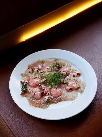 Crudo de thon blanc de ligne et pêches crues 🐟🍑