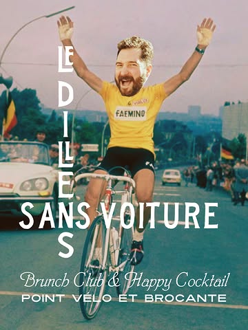 Ce dimanche 20 septembre c’est la journée sans voiture à BXL.

Menu 🥪
-> plusieurs recettes de Clubs (servis avec frites et céleri rémoulade)
-> plusieurs toppings pour nos brioches perdues
-> bloody Mary, espresso martini et mimosa mandarine à 6€
🍽️ toute la journée dès 10h

Programme 🚲
-> un point d’eau dispo pour les gourdes, avec de quoi regonfler les pneus et quelques outils si petit pépin mécanique.
-> le grand vide grenier du Dillens : des verres, du matos de cuisine et même des tables et des chaises 👀

À dimanche !