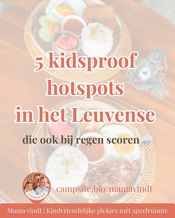 🔥 Weekendplannen nog niet rond? Don’t worry, I got your back. Hier zijn 5 kidsproof hotspots in en rond Leuven die dit weekend je redder in nood zijn. Thank me later 😉

🍴 Noordoever (Leuven) @noordoever
🍴 Bistro De Borre (Bierbeek) @bistrodeborrebierbeek
🍴 nICE! (Oud-Heverlee) @nice_roomijs_sorbet @nice_oudheverlee
🍴 Broekveld (Herent) @broekveld_herent
🍴 Nuu. Linden (Lubbeek) @nuu.linden

Of de zon nu meewerkt of je toch in de regen belandt, deze plekken zijn sowieso een hit voor kinderen én ouders.
👉 Sla dit lijstje op en stuur het door naar je weekend-buddy. Zo ben jij degene met de beste tips op zak.

#mamavindt
#leuvenmetkids
#kidsproofleuven
#kindvriendelijkleuven
#weekendplezier
#kindvriendelijk
#binnenplezier
#familieuitstap