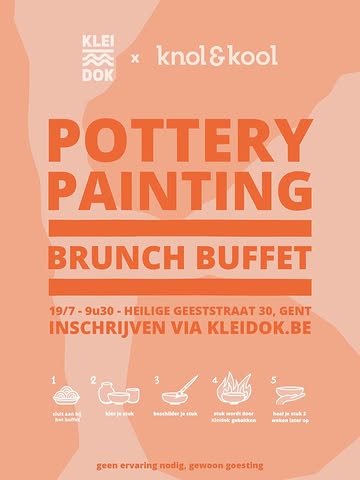 Volgende week zijn het de Gentse Feesten al (Wablief? Ja, wij waren ook verschoten) En wij hebben een top idee! Kom GF25 gezellig inzetten met een brunchbuffet en een prachtig zelf geschilderd servies.
Dat gaat jullie gegarandeerd kweet-nie-hoeveel deugd doen. Geloof ons maar ;)

🗓️19/07 - 9u30
📍Knol&Kool: Heilige Geeststraat 30, Gent
📋inschrijven via kleidok.be

Tot dan!

#potterypainting #keramiek #workshopgent #klei #pottenbakken #metime #creatief