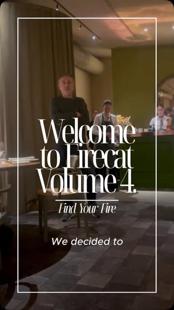 @massimobottura opens Firecat Volume 4.
@alexabottura follows.

#FindYourFire #Firecat2026
And about that coming back, Massimo?