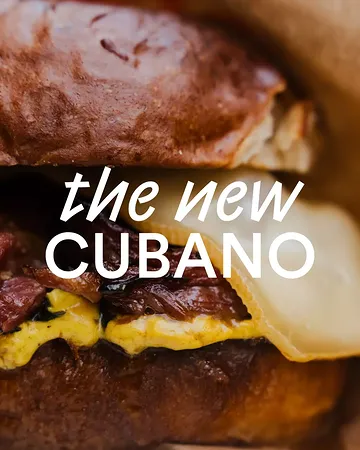 THE NEW CUBANO.
Part of our new menu, but not here forever.
Chimay Blue smoked pork shoulder, Chimay cheese, piccalilli mayo & lettuce, all in our Hawaiian brioche bun.
Available at both FRANK locations.