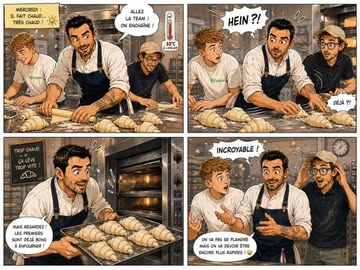Il va faire chaud ce mercredi... #boulangerie #croissant