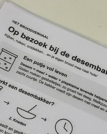 Nog enkele ogenblikken en klas 3&4 van GBS De Twinkeling komen toe … kort en bondig een desemsverhaal brengen . Hoe belangrijk voeding is voor ons allemaal.