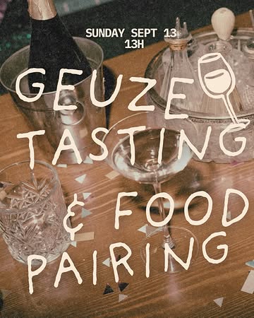 Lord Byron presents: a Geuze tasting with @3fonteinen and a food pairing by @beta.bxl

It's been a long time since we've organized a tasting of our favorite kind of beverage. Hopefully you share the same excitement about this one.

We've invited Raf of 3 fonteinen to share 6 creations with us. It's going to be epic, he said.

On the other hand Madame Beta, our (not so new) sister from the same mister, will pair these creations with a Greek twist.

VVDL members pay €70 and non members pay €85. VVDL is a cozy open club that's short for Vrienden van de Lambiek. You can join by coming to this tasting. Or pass by @lordbyronbxl for a lidkaart.

Be quick, grab your seat via our telephone number or via DM

Xxx