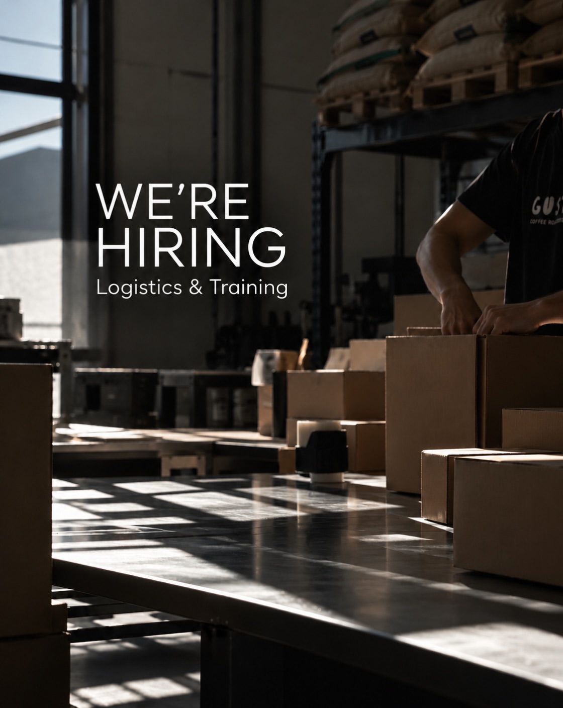 Logistics & Training Coordinator | part time 22,5h/wk

We’re looking for someone organised, proactive and passionate about coffee to take ownership of our logistics and training activities. You’ll make sure every order reaches the right customer, while helping our customers and partners get the most out of their coffee through well-organised, engaging training sessions.
More info in bio.

Interested?

If you’re organised, enjoy working with people and want a role that combines practical responsibilities with your passion for coffee, we’d love to hear from you.

Send us your CV and a short motivation explaining why you’d be a good fit for Gust Coffee Roasters at tanguy@gust.coffee