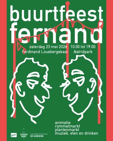 Volgend weekend is het opnieuw zover! Fernand: een feest met en voor de hele buurt. Check hier wat er allemaal te beleven valt.
De zon zal er zijn, jij ook? 🌞😊