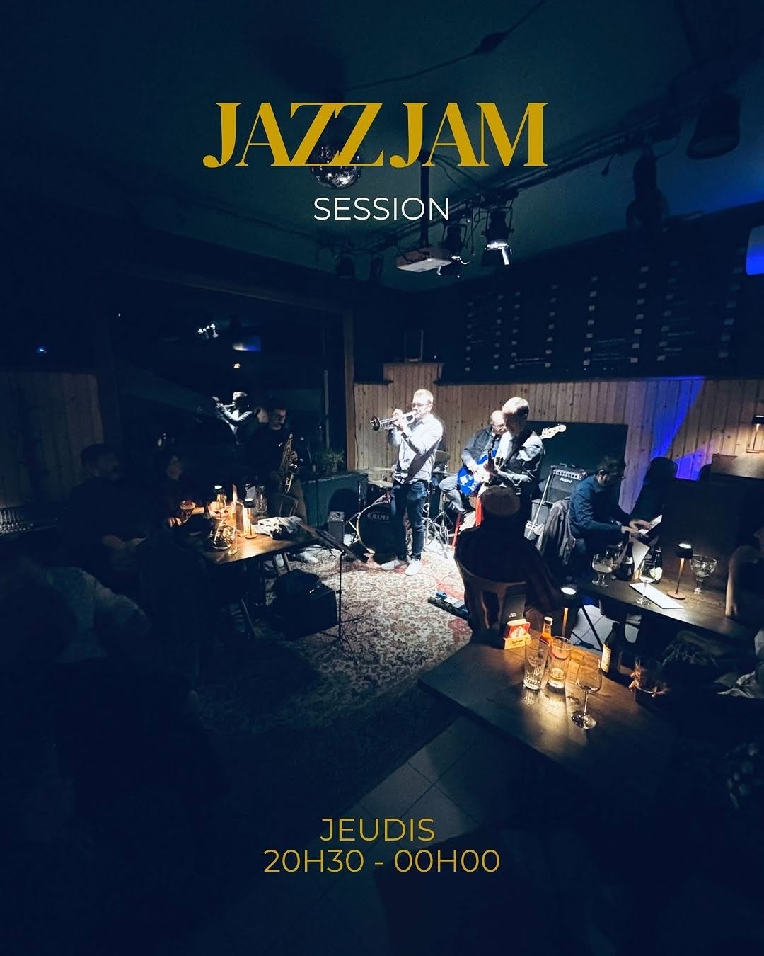 🎷 la Jam Session au Bistrot c’est demain (et tous les 3e jeudis du mois)

Commencez la soirée avec le concert du MB Trio à 20h30, puis laissez-vous emporter par notre jam jazz ouverte à tous les niveaux !

🥁 Matos sur place : batterie, ampli guitare & basse, micros, piano
🤗 Amenez vos amis et votre instrument
🎟️ Entrée gratuite
🍕 Pizzas au feu de bois de 18h à 21h30