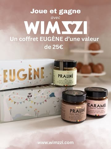 Hello à toi, grand fan de gourmandises chocolatées ! Wimzzi s’est associé aux délicieuses pâtes à tartiner « Eugène » pour te concocter un petit jeu plein de malices ✨

Laisse-toi surprendre par Eugène, ce concentré de savoir-faire belge et de gourmandise artisanale !

Chaque pot de pâte à tartiner est le fruit d’une passion authentique : celle du goût, du respect des producteurs et de la recherche d’un plaisir plus sain 🤍

Pour marquer le coup et te faire découvrir les délicieux produits de la marque belge, nous t’avons concocté un concours chocolaté 🫶🏼

Pour participer, réponds à la petite enquête en 5 minutes via le lien ici : https://forms.gle/Vm62niKuwobEWHmA7 (ce lien restera également accessible en story à la une).

À gagner : un magnifique coffret composé de 3 pots de pâtes à tartiner artisanales belges : praliné pur, praliné choco-noisette et caramel beurre salé 🤩🤩🤩

Le gagnant sera averti par email 👀🤞🏻✨
Bonne chance à tous !!! 🎉

#MadeInLocal #ChocolatBelge #ArtisanatBelge #ConsommerAutrement #jeuconcours