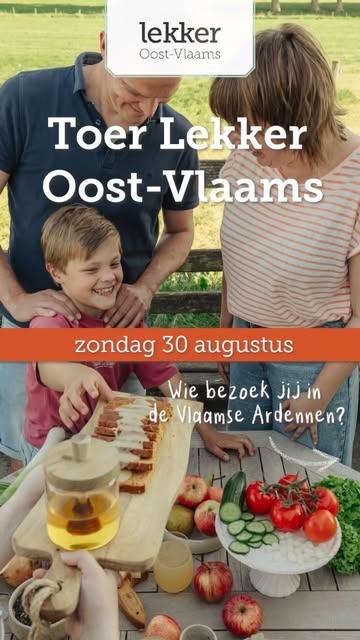 Tijdens deze Toer Lekker Oost-Vlaams fiets je 31,9 km langs 4 gepassioneerde producenten die traditie, smaak en ambacht met liefde doorgeven.

🍝 Ontdek hoe verse pasta wordt gemaakt bij @pastati_aarova
🍷 Proef karaktervolle wijnen bij @wijngoedtvarent
🔥 Maak kennis met de eeuwenoude traditie van de geutelingen bij @geutelingen De Koekelaere�
🍇 Geniet van een glas lokale wijn bij @wijndomein_bocclo

Ontdek alle deelnemende producenten en fietsroutes via de link in bio.

#lekkeroostvlaams #toerlov #fietsen #oostvlaanderen #vlaamseardennen