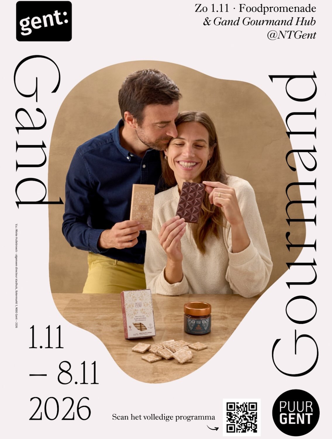 Aftellen naar Gand Gourmand 2026, want uiteraard doen we opnieuw mee! Van 1.11 tem 8.11 valt er heel wat te beleven!

Op zondag 1 november vormt een unieke foodpromenade doorheen Gent het startschot! Ook wij openen dan onze deuren!

Zo kan je vanuit onze winkel live meekijken in ons atelier, waar we onze chocolade maken. We vertellen je graag meer over de bijzondere cacao-keten die we tussen Kerala en Gent hebben opgebouwd. En natuurlijk valt er ook iets te proeven. 🍫 Ontdek verschillende chocoladeproevertjes, waaronder mini’s van onze nieuwste chocolade (Gentse collab!) die op zaterdag 31.10 wordt gelanceerd.

Kom binnen, proef, ontdek en laat je verrassen.

Vrij toegankelijk van 11u tot 18u.

Daarnaast geven we ook enkele workshops: alle info op onze website of link in bio!

Volledig programma: www.visitgent.be/gandgourmand

#GandGourmand #BeleefGent #HolyCowChocolate #GhentFood #FineFlavourCacao
