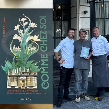 #ingredientsdumonde #commechezsoi #brussels🇧🇪

 Un rayon de soleil et un phare pour la Gastronomie bruxelloise et au delà depuis 100 Ans. On ne compte plus les Grands cuisiniers passés par cette belle Maison centenaire, où Lionel et Loïc continuent de distiller l’âme du Comme Chez Soi. Du simple livreur ou plus humble de ces convives, vous êtes accueillis avec la même gentillesse, bienveillance et professionnalisme par Laurence et ses équipes.

 Nous sommes très honorés de pouvoir collaborer et partager notre passion depuis plus de 20 ans.

 Un joyeux anniversaire à toute l’équipe et Merci pour le beau livre que vous avez réalisé avec d’ @eric_boschman , chez qui j’ai également beaucoup appris dans mes jeunes années, auprès de son père et Grand cuisinier Jacques Boschman au @legrandryeu_alainboschman

@commechezsoibrussels
@lio.chef
@loic.ccs
@thys_daniel
@eric_boschman