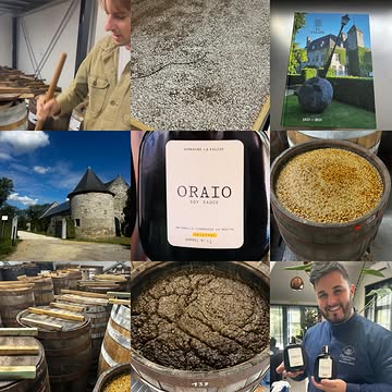 #ingredientsdumonde #since1991 #lafalize #oraio

9ème Collaboration Belge !

 Après les céréales de Graines de Curieux, les fleurs séchées de Herbas qui subliment certains de nos mélanges d’épices, les hydrolats de Capucine à table, le beurre belge du projet avorté Belgian Butter , les Noix de Nok, les uniques vinaigres belges exceptionnels de Daphné de la Vinaigrerie Sainte-Odile, les premières noisettes belges de Agronuts et dernièrement les Chocolats à Cuisiner de Maître Pierre Marcolini, on vous emmène dans le Monde de la sauce soja.

 Réalisé par Pierre-Yves van Hautte au coeur de la magnifique exploitation agricole et viticole de La Falize à quelques pas de Namur, reconnue pour son vin et ses fraises, à depuis 2 ans développé la culture et la fermentation d’une sauce soja authentique. Fermentée deux années en barriques de Cantillon et 3 Fonteinen, ils produisent une sauce soja d’exception entièrement issue du terroir namurois. Une douceur et une onctuosité exceptionnelle des meilleures sauces soja dégustées jusqu’ici et une seconde très gourmande « sucrée et pimentée » avec du sucré de canne et piments produits localement aux notes d’Umami de grande qualité.

 Très honoré de pouvoir partager et transmettre ce beau produit de notre terroir auprès de nos Chefs Belges, qui comme vous pouvez le voir, deux heures après notre visite ce sont déjà emparés de ce précieux avec Alessandro de Horizon🔥🙏🔥

Merci pour ce beau produit Pierre-Yves et Laeticia 🙏🍃🍃🍃🙏