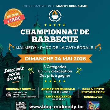 Niveau météo, ça commence à sentir bon pour ce dimanche à Malmedy à l'occasion du Championnat de Barbecue organisé par @mamdy_grill !

Va falloir s'orienter pour les parkings (😉 gosette)

Concernant le jury d'exception, je ne me prononce pas 🤣

#truitelocale
#pisciculturemathonet
#circuitcourt