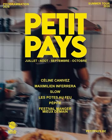 PETIT PAYS SUMMER TOUR ☀️

Voici la programmation complète !
Alors, on se voit quand ?

Les réservations pour les deux premières dates sont déjà ouvertes via https://www.petitpays.be