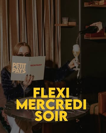 PETIT PAYS RECRUTE ☀️

Je cherche un·e flexi tous les mercredis soir, de 18h à 23h, pour rejoindre Petit Pays en salle.
Au programme : service, vins, apéritifs, sélection sans alcool, préparation de cocktails… et surtout beaucoup d’échanges avec les clients.
Petit Pays, c’est 12 couverts maximum, un service calme et chill, où chaque détail compte.

Je cherche quelqu’un avec de l’expérience, de bonnes connaissances en vin, une bonne mémoire, à l’aise face aux clients et avec une vision claire du service.
DM ou sms 0491361028