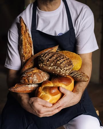 Loaves straight from the mill, shot for Moulin des Osmeaux.