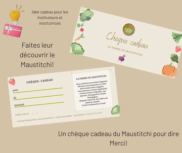 L'école est bientôt finie 🎉
💡Idée cadeau de dernière minute pour les instituteurs et institutrices! 🎁
Faites leur découvrir le Maustitchi avec un Bon d'Achat - valeur au choix! 🥕🍓🍆🌱💚