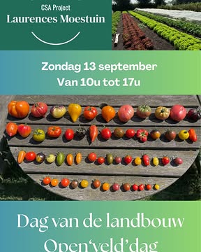 Neem je agenda, schrijf het op, smeer je kuiten in en zet je zonnebril op. Kortom: wees erbij, want onze moestuin is zoveel meer dan gewoon een moestuin. Het is een community, een manier van leven, een warme groep, een beetje thuiskomen...
Tot dan!
ps: delen is lief