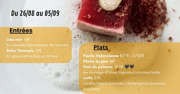Voici les prochaines suggestions de votre poissonnerie préférée, disponible dès ce mercredi 26/8 !