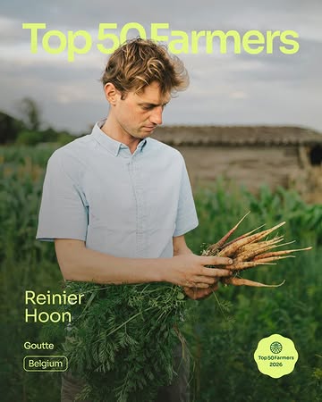 👉 Meet Reinier Hoon / @goutte._ / 📍Belgium

With a background in philosophy, Reinier Hoon returned to farming after coming to the conclusion that arguments don’t convince, but life worlds do.

Growing up in Riemst in Belgium, he spent his childhood between nearby farms, his parents’ wine shop, and a vegetable garden that supplied both his family and local restaurants.

Today, he leads Goutte, a 4.5-hectare regenerative farm with a team of 12 workers on the Dutch-Belgian border.

Through research, a kind approach to creating healthy soil and vegetables, Goutte brings together farmers, chefs, and citizens while helping build regenerative networks across the region.

🔗 Follow the link in @top50farmers bio for the full story of how Reinier is reconnecting people with the land through food, community, and regenerative agriculture.

✍️ Written by @top50farmers and @joohsofine

#top50farmers #ReinierHoon #top50farmers2026 #Goutte #t50f2026 #T50F #regenag #regenerativeagriculture #regenerativefarming #soilhealth #knowyourfarmer #futureoffarming #Europe #Belgium