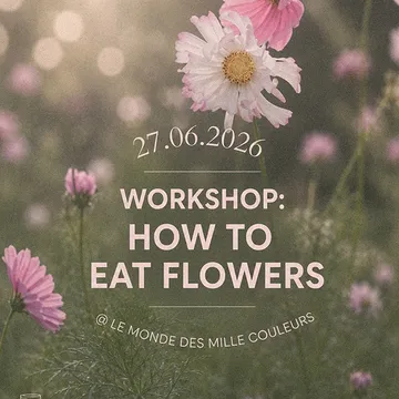 🌿🌸 Journey into the World of Edible Blossoms 🌸🌿

There is so much beauty in every blossom—so much charm, delicacy, and wonder.
Each flower unique ...

How do we find our way in this mysterious world?
How do we eat flowers, and what can we combine them with?

Together, we will explore the edible flower gardens of La Monde des Mille Couleurs, discovering the stories, flavors, and beauty hidden within each blossom. During our Flower Atelier workshop, you will learn how to use edible flowers in everyday cooking, from simple garnishes to creative seasonal dishes

Program
🌸 10:30 – Guided walk through the gardens
🌸 12:00 – Flower Kitchen workshop
🌸 13:30 – Shared flower-inspired lunch

Join us for a day of beauty, flavor, learning, and connection with nature.

Reservations link in bio
Or via ascomplimentsofnature@gmail.com

With lots of love,
Aleksandra & Dries
Compliments of Nature 🌿

📍 Zweerdstraat 6, 8900 Ieper