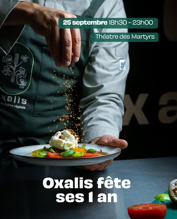 Il y a un an, on ouvrait les portes d’Oxalis à Auderghem, la première école de cuisine 100% végétale de Belgique 👩🏻‍🍳

Pour fêter cet anniversaire, on vous donne rendez-vous le vendredi 25 septembre, de 18h30 à 23h, au Théâtre des Martyrs pour une soirée festive et gourmande 🫶🏻🌱

Au programme : un verre et un burger signé @rootandleaf.be offert avec votre réservation, la découverte de notre nouvelle cantine « Côté Jardin », et des nouveautés Oxalis à vous dévoiler.

Places limitées, réservation obligatoire, lien en bio. On a hâte de trinquer avec vous 🥂😊

📸 @monsieurhuman