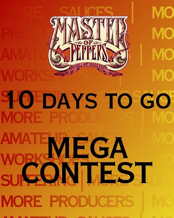 🌶 MASTER OF PEPPERS GIVEAWAY 🌶

With less than 10 days to go before Master of Peppers, we're giving away a spicy festival package worth €125.

The winner will receive:
• A basket filled with products from Master of Peppers makers
• An official Master of Peppers T-shirt
• 2 tickets for any workshops during the festival

How to participate:

1 chance
→ Like this post

2 chances
→ Share this post

3 chances
→ Share the Master of Peppers poster or event page

+1 extra chance per 100 people invited to the Facebook event
(maximum 5 extra chances)

To validate your extra chances, send us screenshots by private message showing your shares and invitations.

Winner announced a few days before the festival.

Master of Peppers
13 June 2026
Be-Here, Brussels

Good luck, and may the peppers be ever in your favour.
