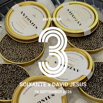 29 September - Soixante turns three.
And for this one, we’re bringing the story full circle.

@antoniuscaviar is coming especially for the occasion, bringing their Osietra and Siberian Caviar to the table.

@davidrdjesus - Portuguese chef, mentor, and one of the people who helped shape Jakub’s early years in the kitchen, joins us at Soixante.

Years ago, Jakub was the young intern in David’s kitchen at Belcanto⭐️⭐️
Tonight, they cook together at his own restaurant.

Portugal × Poland.
Mentor × student.
Then × now.

✨Antonius Caviar & Champagne on the house✨

Tasting Menu €150