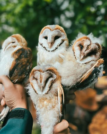 As you may remember, we installed Barn Owl nest boxes back in February this year, and it was occupied very quickly, which is fantastic news. The brood counted six chicks, a number on the higher end for this species.

On two occasions, young owls left the nest box before they were ready to fly. It was important to put them back: unlike other nocturnal birds of prey, a young Barn Owl that leaves the nest too early risks no longer being fed by its parents.

During the second visit, we took the opportunity to make a small adjustment to the nest box to reduce the risk of another early exit, and we removed the layer of pellets and debris that had built up.

This quick visit also allowed us to ring the chicks, which helps improve our knowledge of the species and its monitoring over time.

The whole intervention took only a few minutes, and the chicks were immediately placed back in their nest box, with the priority of giving them the best chance to keep developing until they’re ready to fly.

Barn Owls are incredible allies for our domaine and especially the market garden. A single family can eat hundreds of mice and voles in a season, making them one of our most effective, entirely natural forms of pest control.