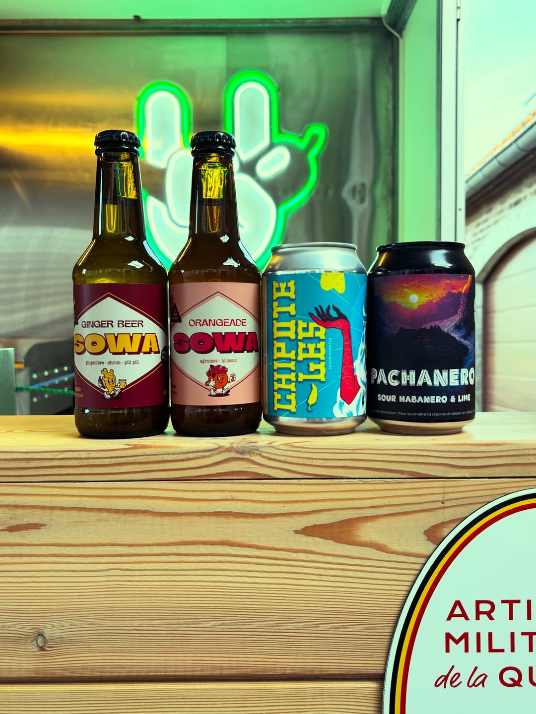 🍻 NOUVEAU À LA JALAPEÑO MOBILE !

Amateurs de bières et de bons sodas, c'est pour vous ! 👇

@unseenbc , @brasseriewitloof.brussels et @brasseriec débarquent dans notre carte et viennent mettre un peu de piment (au sens propre 😏) dans votre expérience tacos.

Et bien sûr, on n'oublie pas @drinksowood et @brasserie.berlique , toujours fidèles au poste ! 🙌

Alors, tu viens goûter quand ? 🌮➡️🍺

⚠️La consommation d'alcool nuit à la santé.

#madeinbelgium #bieresbelges #sodabelge
